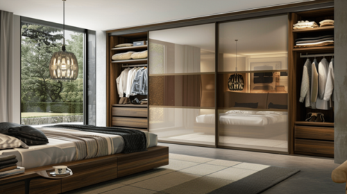 peak-design-collection-2-door-wardrobe-design-with-light-and-dark-brown-sliding-doors-by-slido